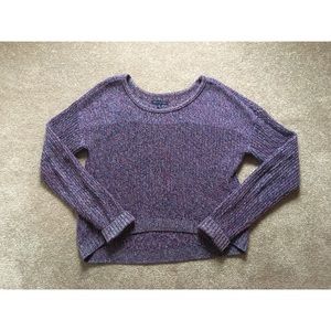 American Eagle Knit purple sweater